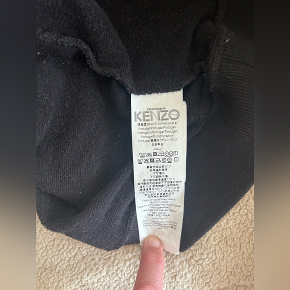 Kenzo Paris 'Year of The Dragon' Black Tiger Sweatshirt - XXL - Vintage 2020 - Picture 13 of 16